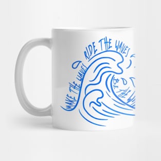 Be the Wave v1 Blue Mug